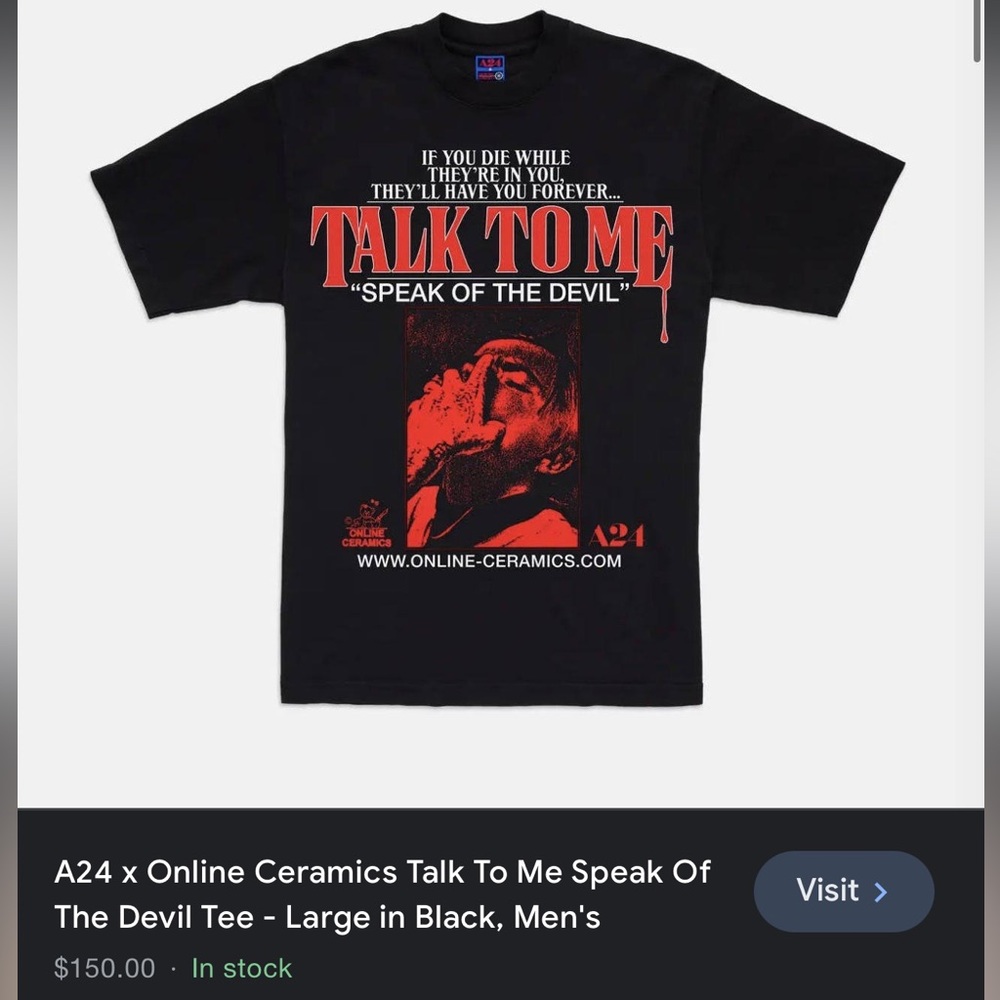 Online ceramics talk to me shirt xxl